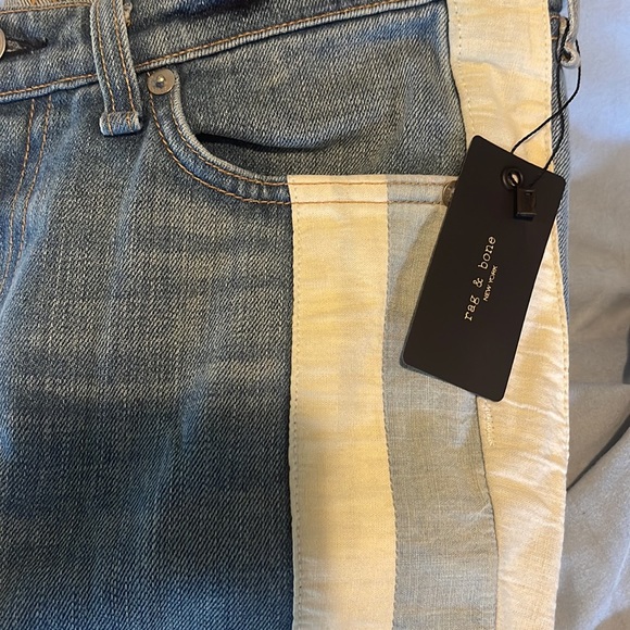 Rag & Bone relay racer stripe jeans NWT - Picture 2 of 5